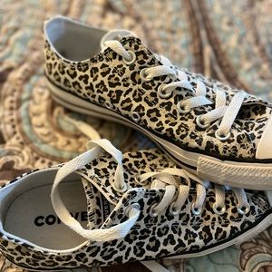Leopard converse size 8